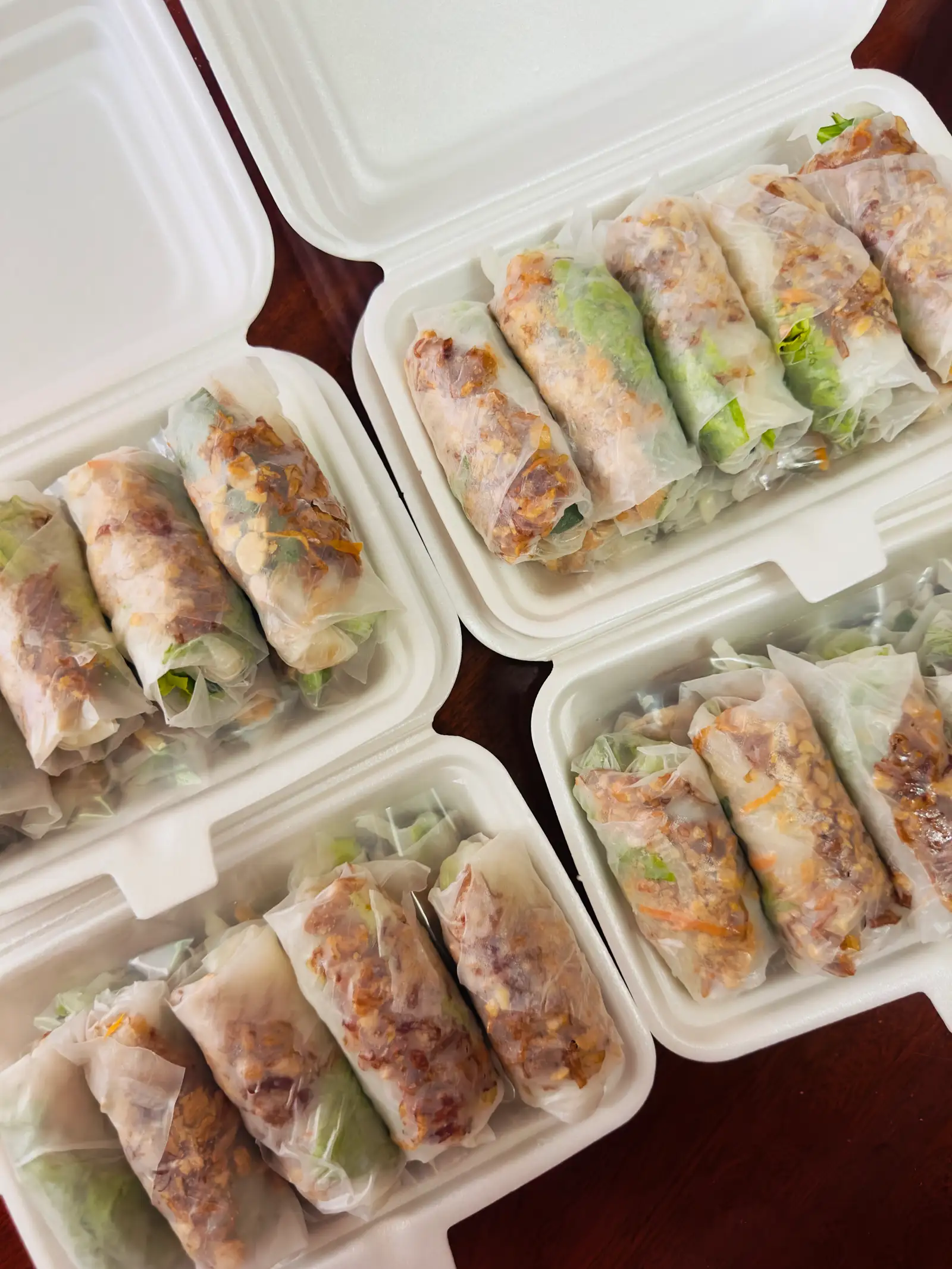 10 bò bía chay - 115.000 ₫ tại Rí Rí - Gỏi Cuốn & Bò Bía - Nguyễn Thị Minh Khai