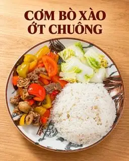 Hình ảnh Bò xào ớt chuông