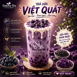 Hình ảnh Trà sữa việt quất