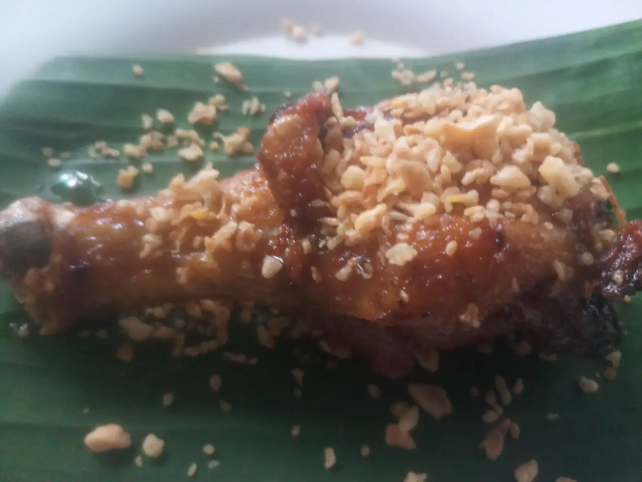 Hình ảnh xôi đùi gà mắm tỏi(cay hoặc không cay)