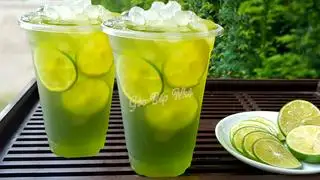 Trà tắc Thái xanh( ly lớn) - 28.000 ₫ tại Baby Gỏi Cuốn, Bún Mắm Nêm & Bún Bì Chả Giò - Lê Văn Lương