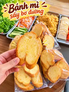 Hình ảnh Bánh mì sấy bơ đường
