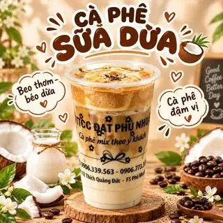 Hình ảnh Cà phê sữa dừa