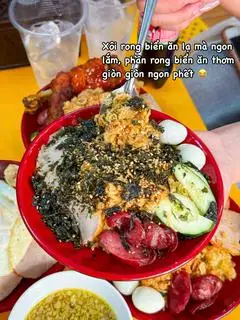 Hình ảnh Xôi Ruốc Hành Rong Biển
