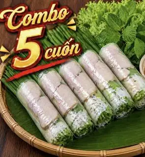 Combo 5 Cuốn Thịt  - 60.000 ₫ tại Gỏi Cuốn Quằn Quằn - Nguyễn Phúc Nguyên