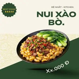 Nui xào bò - Hấp Dẫn - 56.000 ₫ tại Mì Xào Bò & Nui - Đệ Nhất - Tân Sơn Nhì