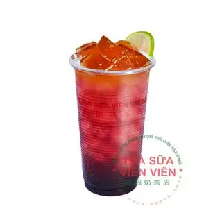 Hình ảnh Trà nho đỏ thạch giọt nước - 紅葡萄水滴Q粿茶