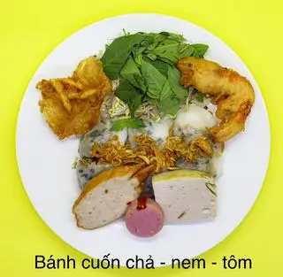 Bánh cuốn chả - nem - tôm - 62.000 ₫ tại Bánh Cuốn Nhớ - Lê Văn Sỹ