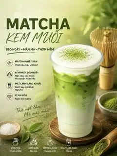 Hình ảnh MATCHA LATTE KEM MUỐI