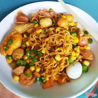 Hình ảnh mì trộn thập cẩm