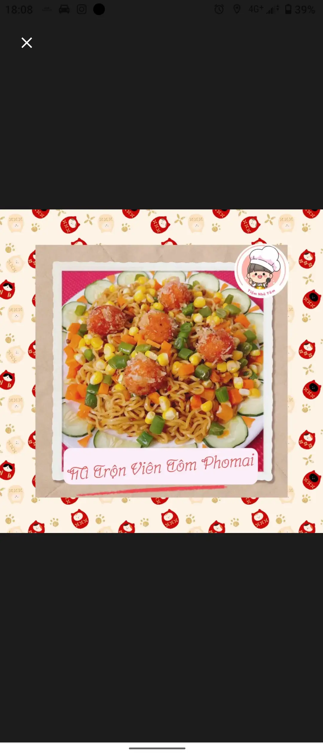 Hình ảnh Mì Trộn Rau Củ