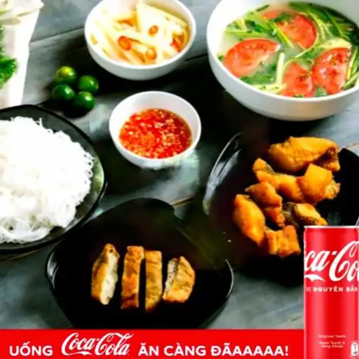 Hình ảnh Bún cá chấm chả cá - 1 coca