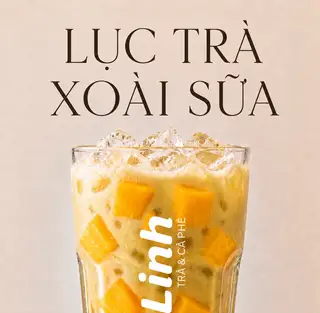 Lục Trà Xoài Sữa - 50.000 ₫ tại Hoa Linh Trà Đen - Nguyễn Hữu Thọ