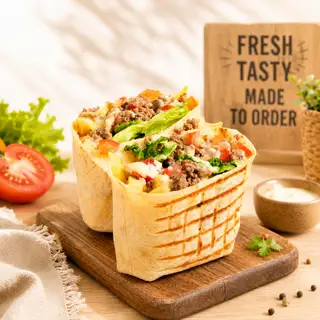 Tacos bò đặc biệt - size M (320g) - 80.000 ₫ tại Guac's Derro - Bánh Tacos Kiểu Pháp Chuẩn Vị -  Lạc Long Quân 