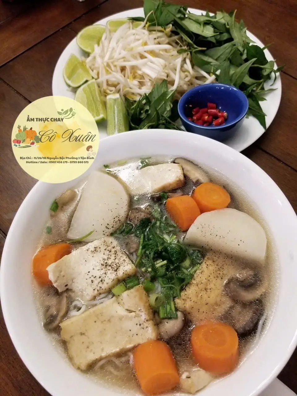 Thứ tư:Hủ tiếu chay - 35.000 ₫ tại Ẩm Thực Chay Cô Xuân - Nguyễn Bặc