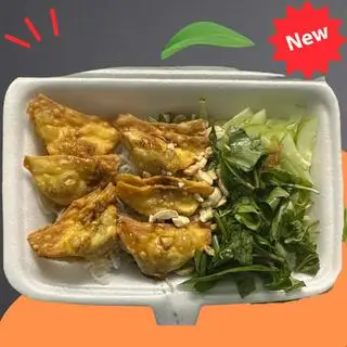 Hình ảnh Bún trộn hoành thánh