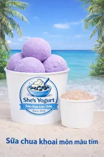 Hình ảnh Sữa chua khoai môn
