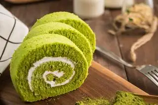 Hình ảnh Bánh Bông Lan cuộn Trà Xanh
