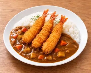 Hình ảnh CƠM CARI TÔM CHIÊN XÙ