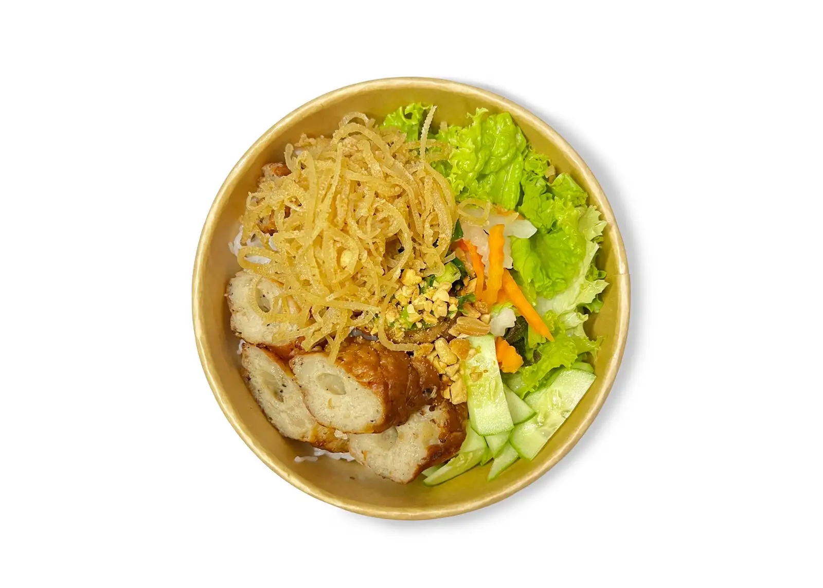Bún Thịt Nướng + Nem + Bì - 55.000 ₫ tại Đặc Sản Bún Thịt Nướng - Trần Đình Xu