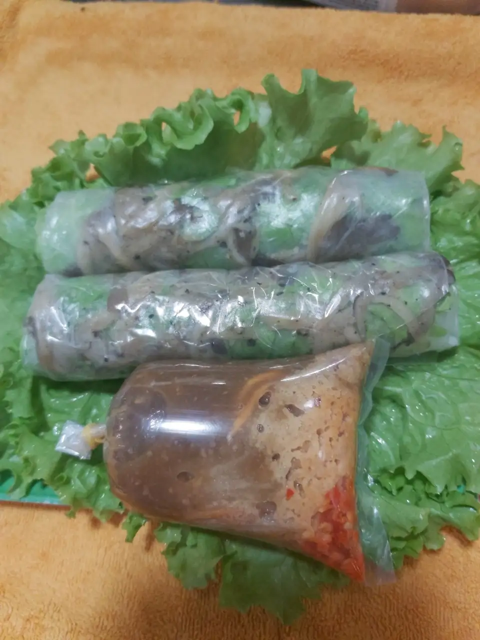 Gỏi cuốn nấm chay - 10.000 ₫ tại Gỏi Cuốn Dung