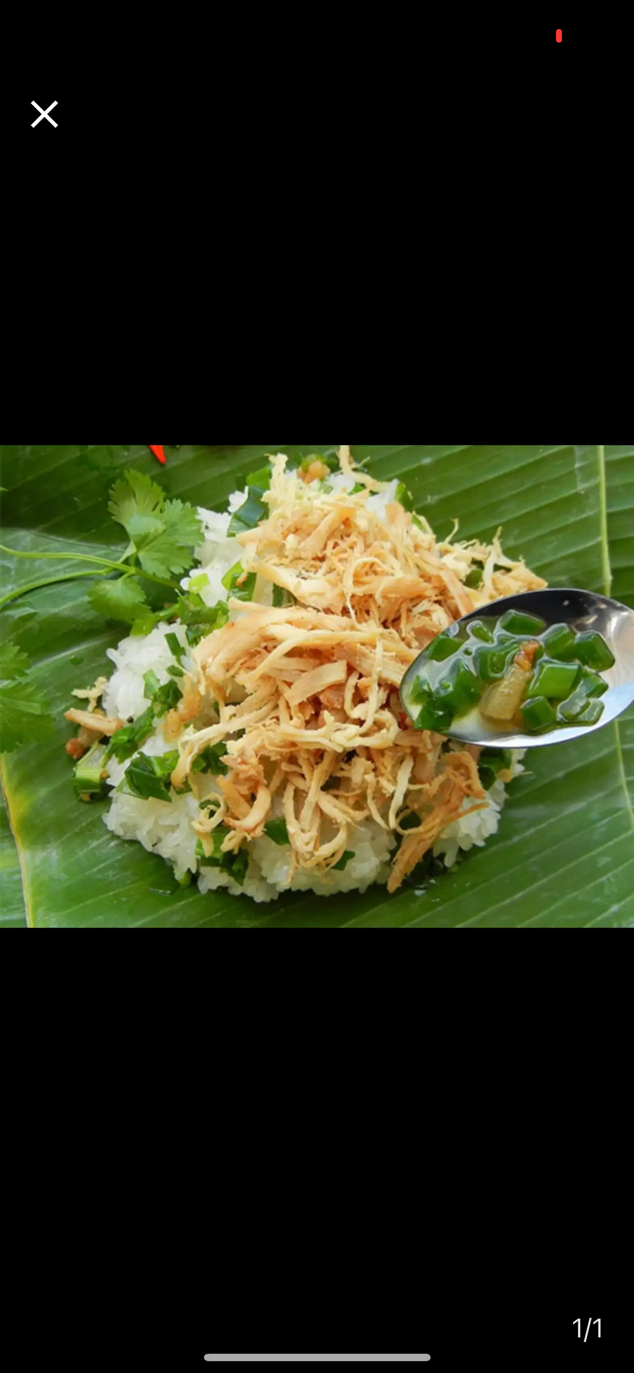 xôi gà xé - 35.000 ₫ tại Bánh Mì Hà Nội Thiên Phúc - Ung Văn Khiêm