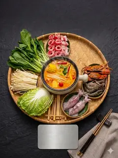 Hình ảnh set lẩu 3 người luxury
