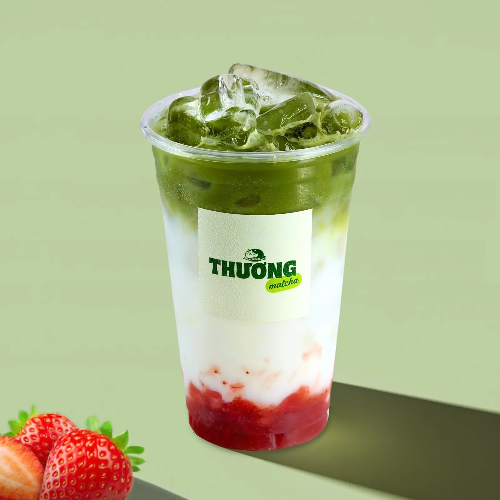 Matcha latte dâu - 45.500 ₫ tại Thương Matcha - Trần Hưng Đạo