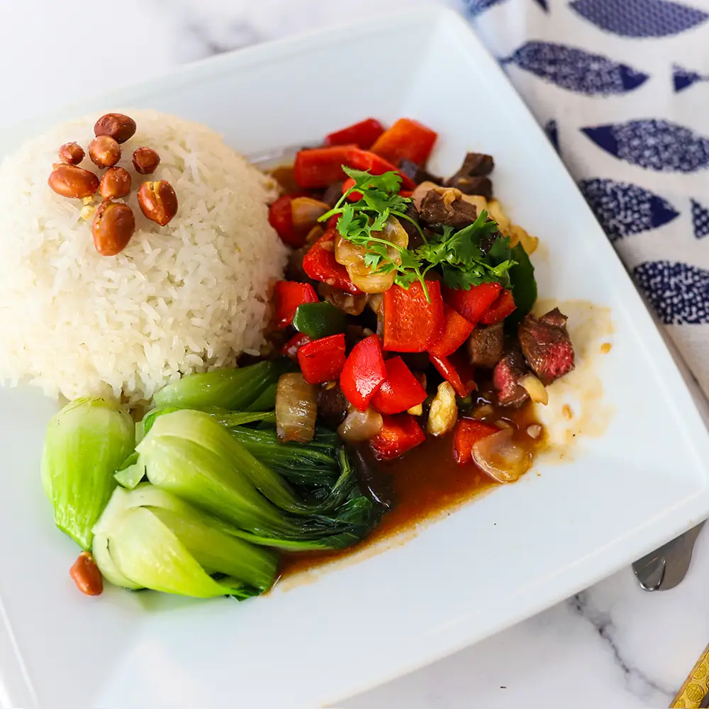 Hình ảnh Cơm Bò Sốt Tiêu Đen