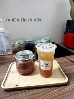Hình ảnh Trà dau thạch dừa