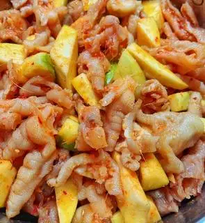 Hình ảnh Chân Gà Sốt Thái