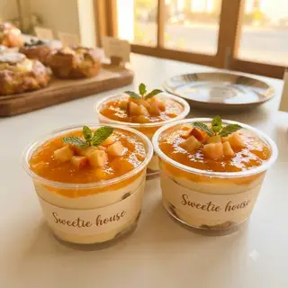 Hình ảnh Bánh Tiramisu cup vị Đào