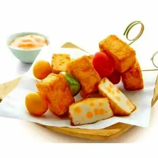 Tàu hủ cá phô mai - 4.000 ₫ tại Nhà Cáo - Cá Viên Chiên & Trà Sữa - Hồ Học Lãm
