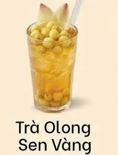 Hình ảnh Trà Olong Sen Vàng