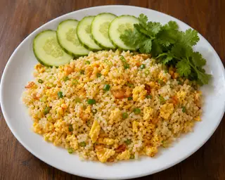Hình ảnh Cơm chiên tỏi trứng