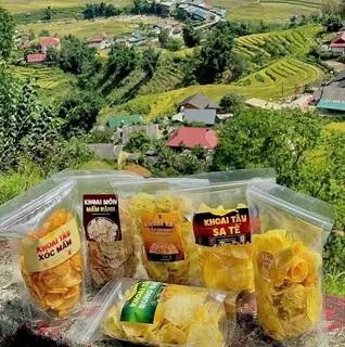 Hình ảnh khoai tây xóc mắm