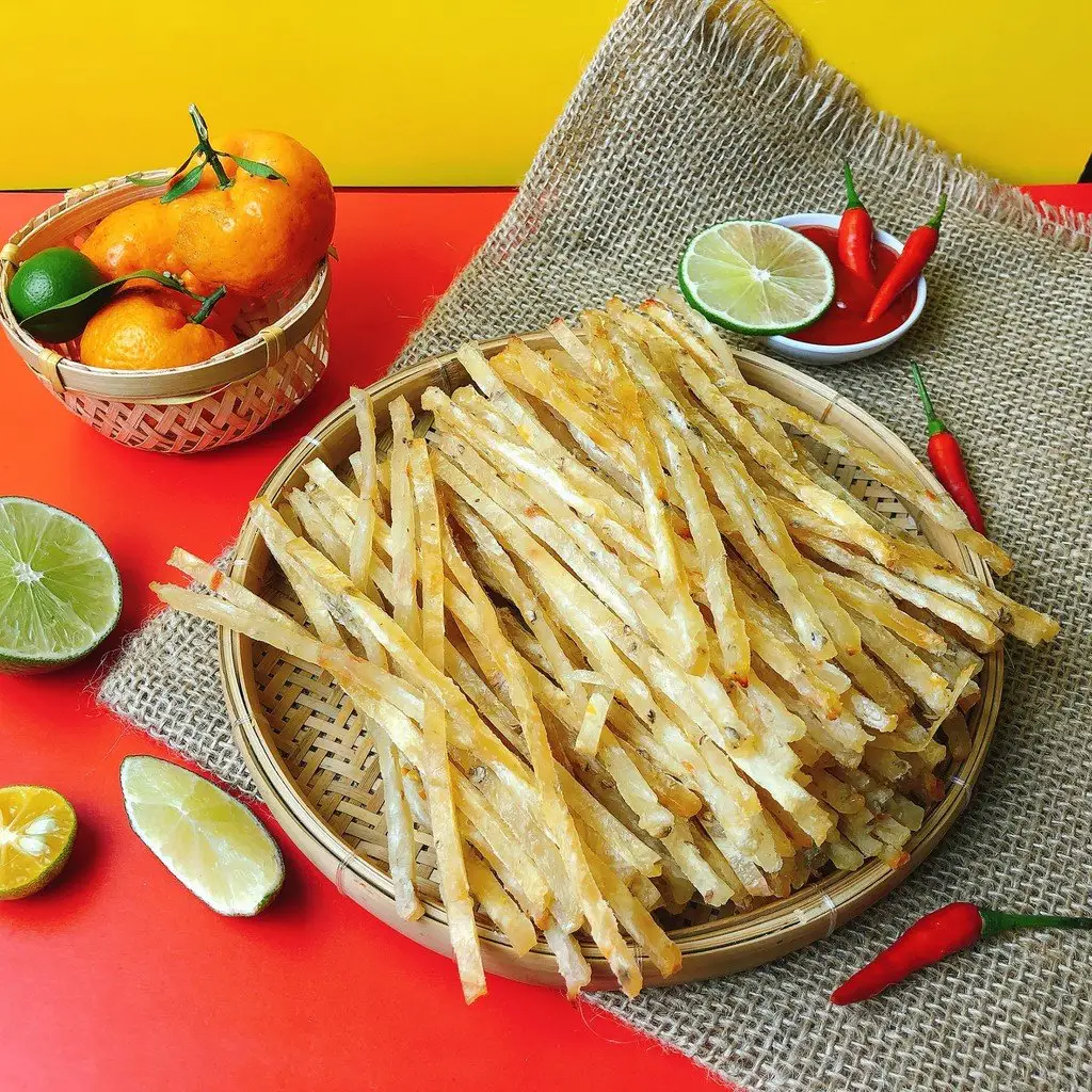 Hình ảnh Khô Cá Thiều Que - Lọ 200g