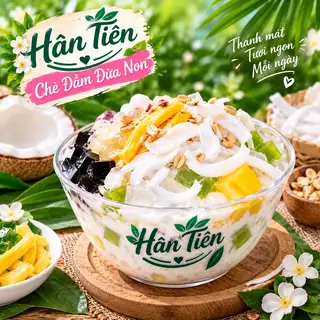 Hình ảnh chè dầm dừa non 