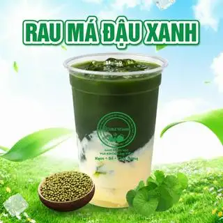 Nước rau má + đậu xanh + sữa dừa - 40.000 ₫ tại  Double Vitamin 1 - Nước Dừa Mix, Nước Mía Mix & Rau Má Mix - Thống Nhất
