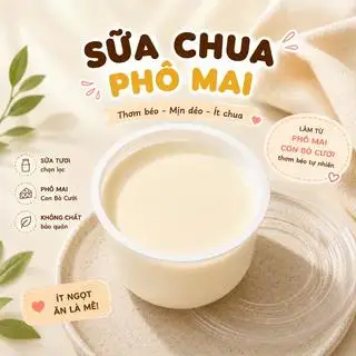 Hình ảnh Sữa chua phô mai - set 30 hũ