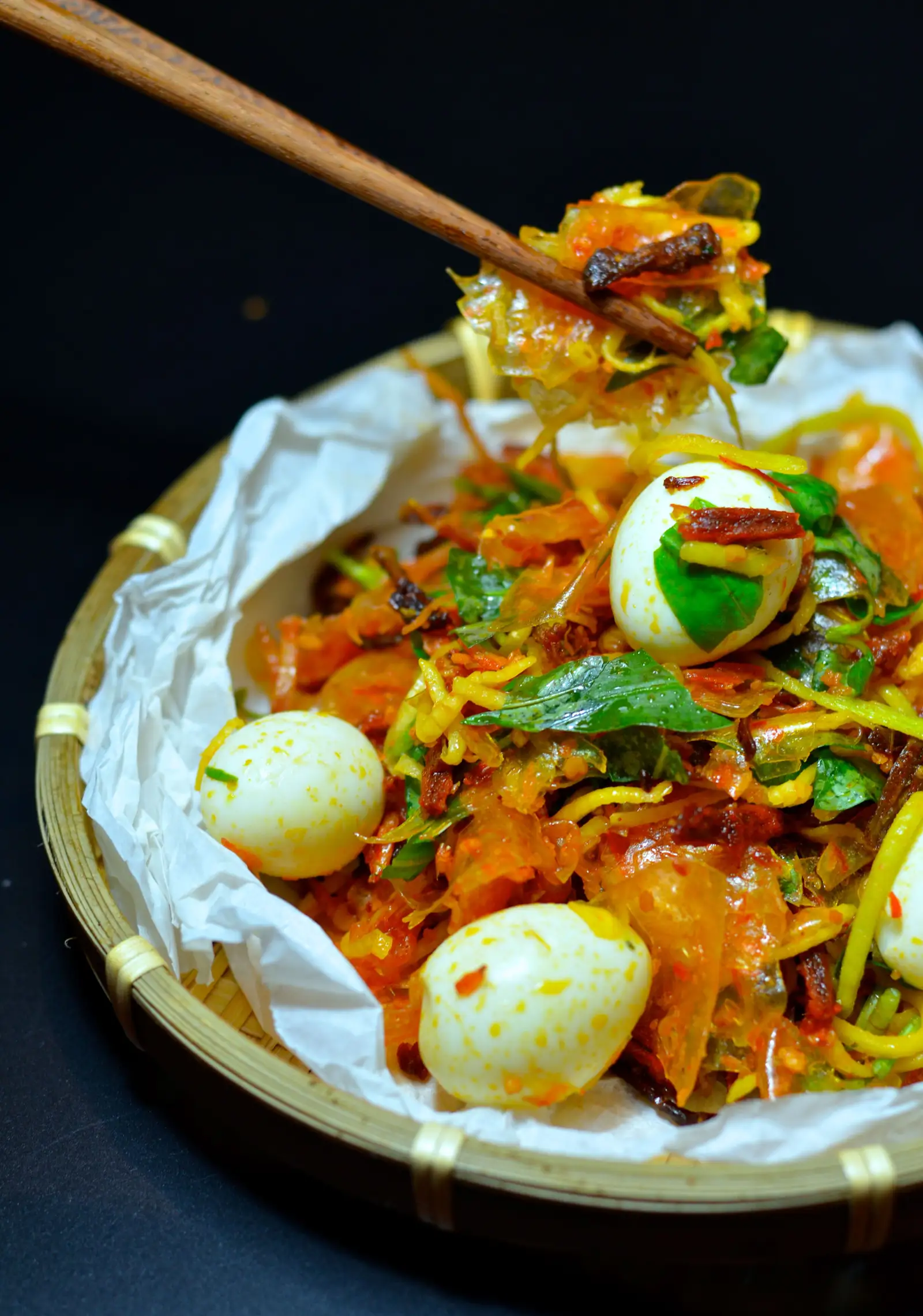 Hình ảnh Bánh tráng trộn sốt bơ
