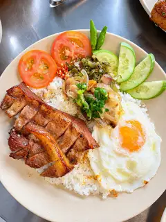 Hình ảnh Cơm ba rọi + opla