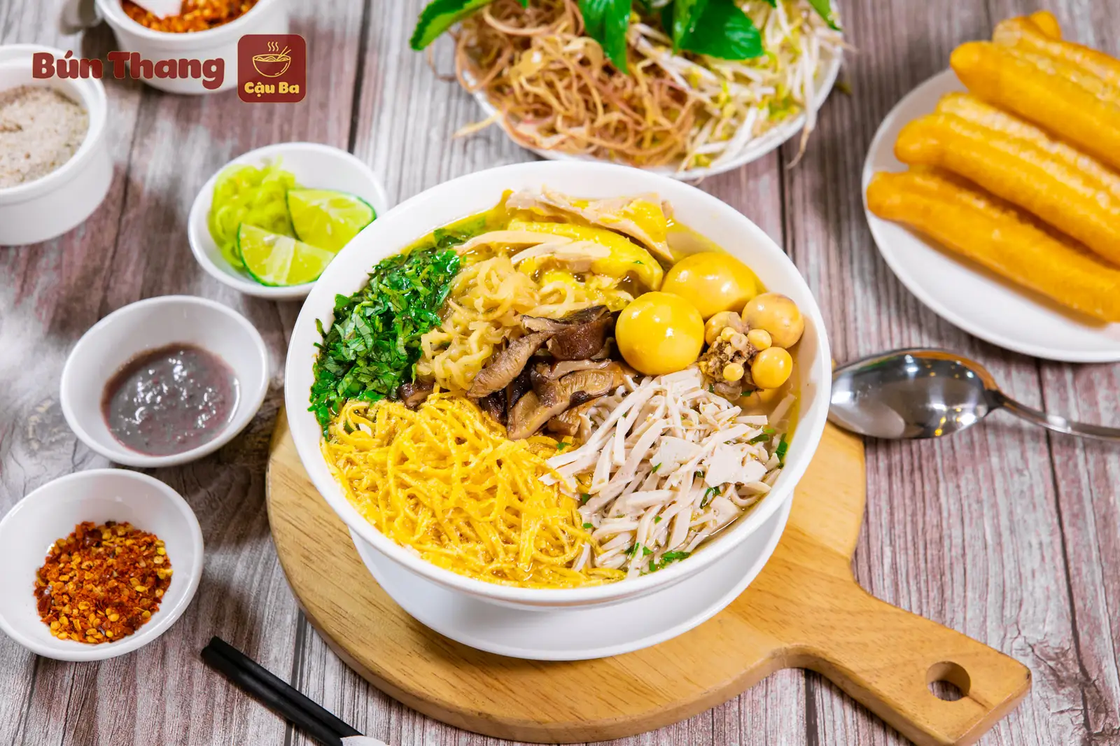 Bún thang Đặc Biệt - 110.000 ₫ tại Bún Thang Cậu Ba - Phở Gà, Miến Gà & Bún Mọc - Trần Hưng Đạo