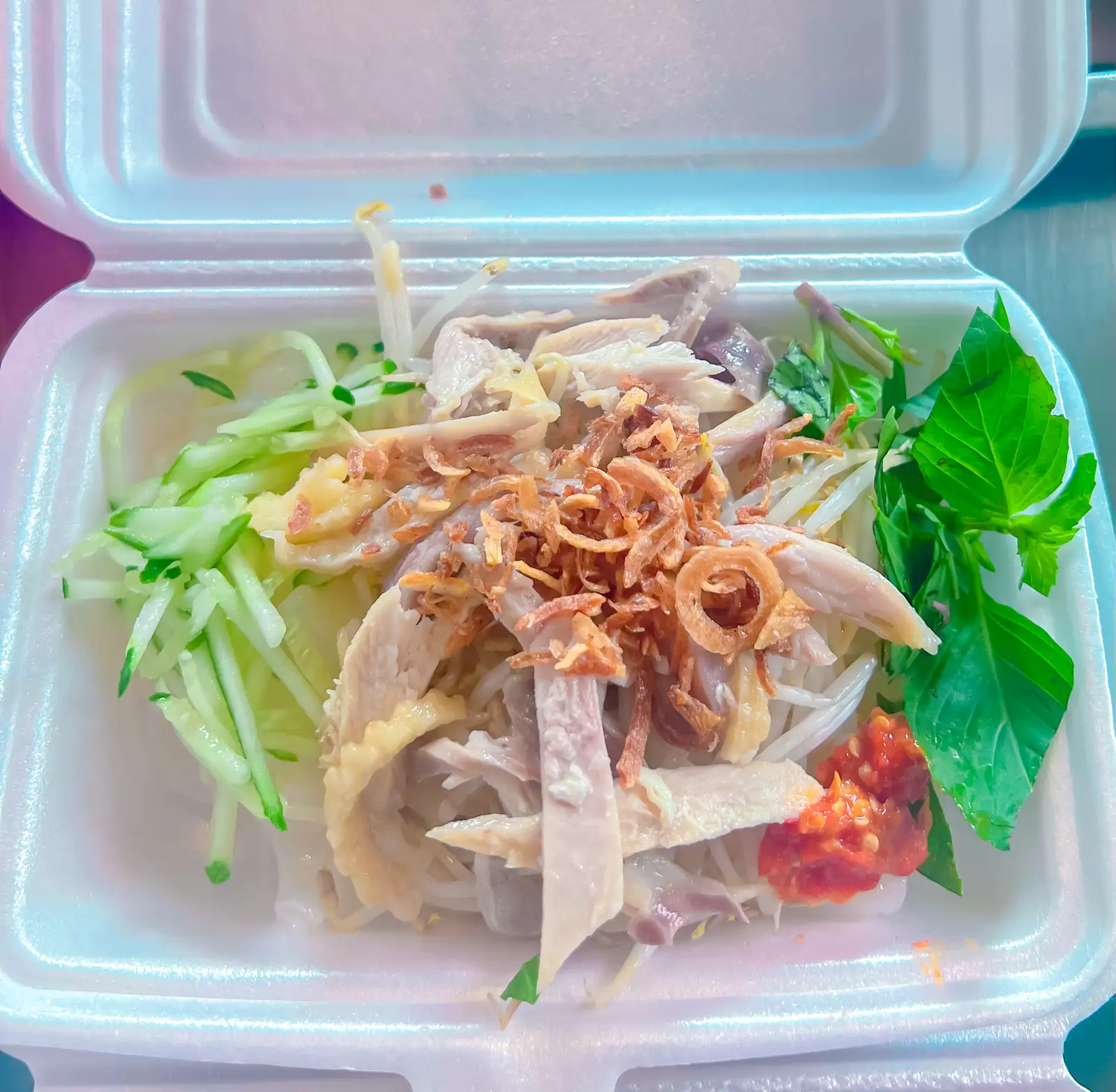 Bánh ướt lòng gà - 43.000 ₫ tại Tiệm Bánh Ướt Lòng Gà Thịt Gà Xé & Bánh Cuốn Nóng Tráng Máy - Lê Văn Thọ