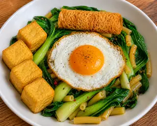 Nui xào Đặc Biệt - 49.000 ₫ tại Tiệm Chay Ngon - Bún Nước Tương, Nui & Mì Xào Chay - Nguyễn Tư Giản