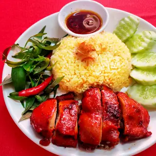 Cơm Gà Quay Mật Ong - 53.000 ₫ tại Cơm Gà 254 - Cơm Gà Hải Nam - Âu Cơ