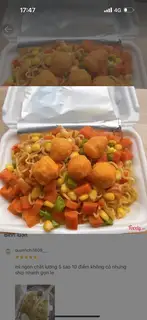 Hình ảnh Mì trộn bò viên