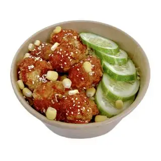 Hình ảnh Cơm đảo heo giòn sốt bơ tỏi