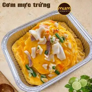 Cơm Mực Trứng Trùm Mền - 89.000 ₫ tại Mlem - Cơm Gà Quay Sốt Á Đông - Võ Thị Nhờ