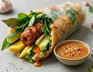 Hình ảnh 3 phần Nem nướng HEO BẢN Xứ Mây - Phần xum xuê